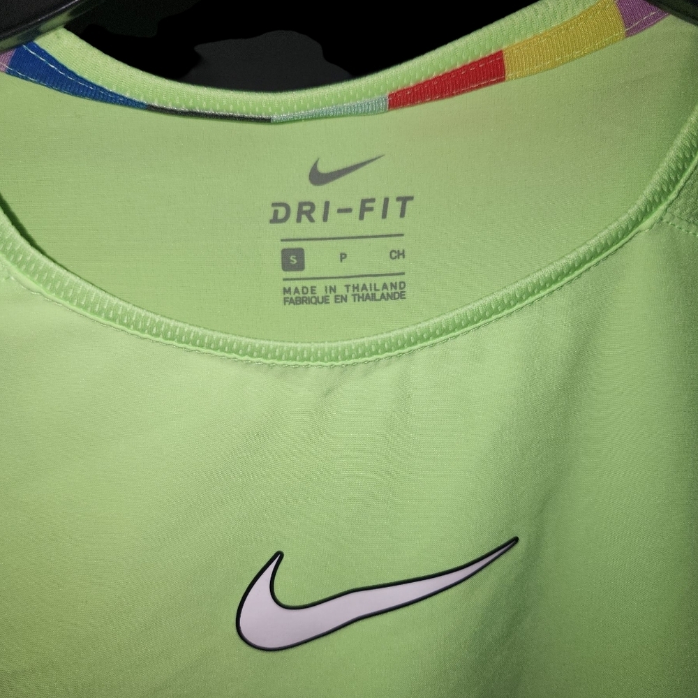 Nike FC Dri-Fit Joga Bonito TV Soccer Tank Top Women's S Lime Glow - Picture 4 of 6